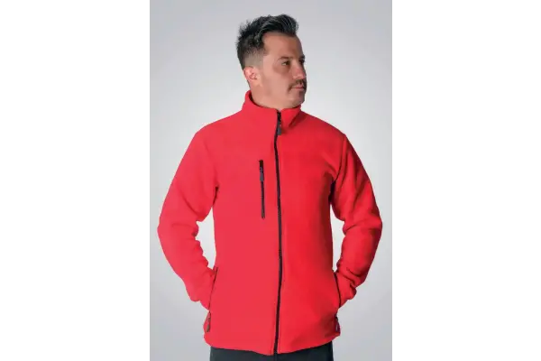 3 Cep Fermuarlı Polar Ceket