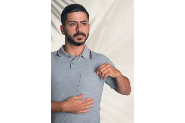 Polo Yaka Penye T-Shirt