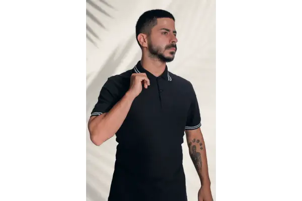 Polo Yaka Penye T-Shirt