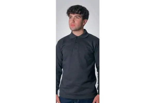 Polo Yaka Sweatshirt